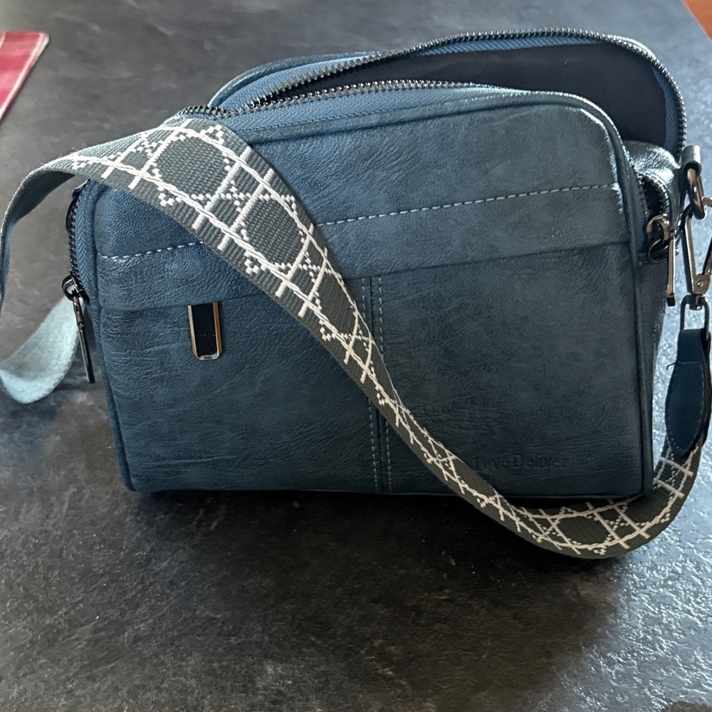 Blue Crossbody Bag